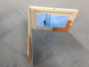Quality Magnetic Switch 7 Inch Printing cMYK LCD Video Brochure For Advertising wholesale