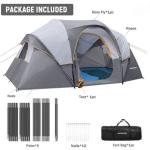 Camping family tent，outdoor trekking