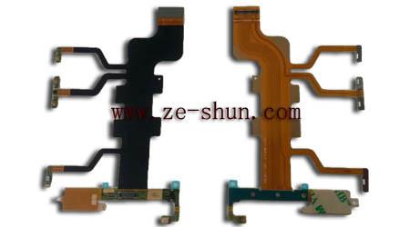 Spare Parts Cell Phone Flex Cable For Sony T2 D5322 XM50h Slider Flex , Main