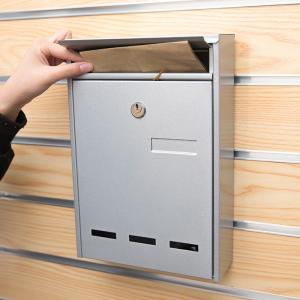 Quality Wall Mounted Outdoor Letterbox Waterproof Durable Residential Steel Mailbox wholesale