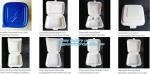 Disposable corn starch plates, biodegradable corn starch food container,