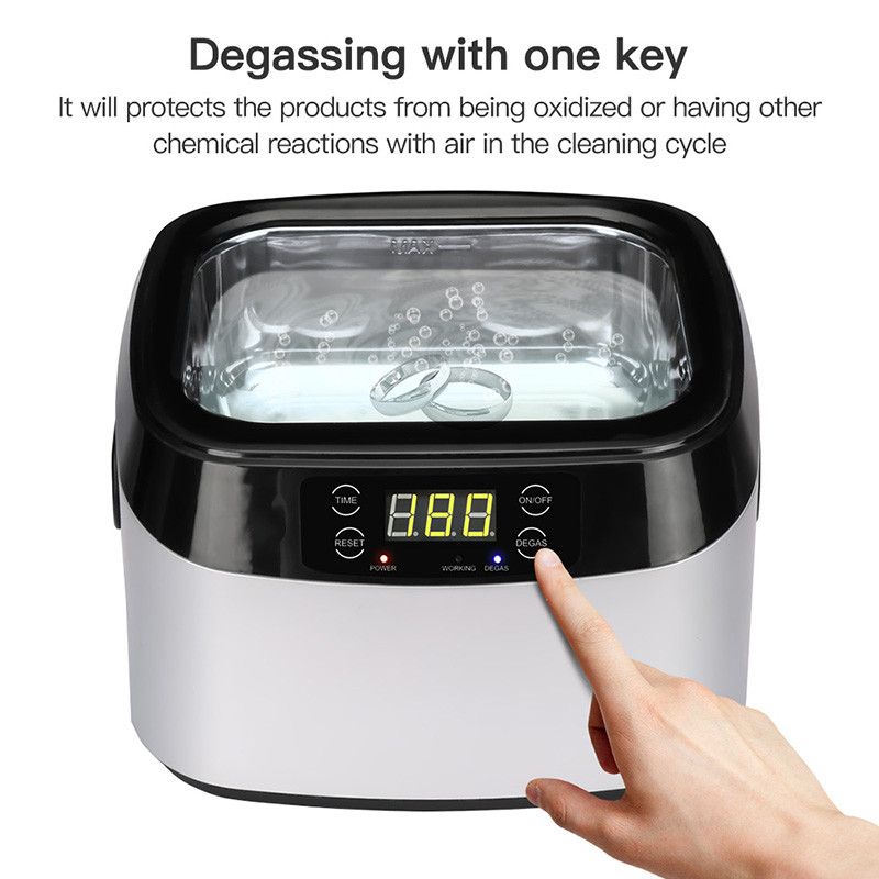 Skymen JP-1200B 1.2L Ultrasonic Cleaning Machine Bath 60W For Medical Disinfection