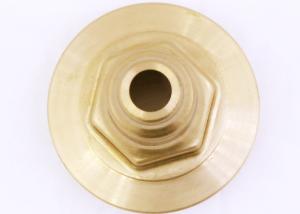 Quality 80*80 Hot Forged Parts 75mm Brass / Copper Control Valve CNC Turning Process wholesale