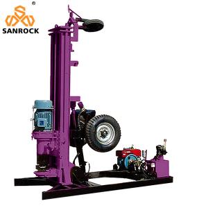Quality Hydraulic Bore Hole Rock Drilling Rig 50m Depth Mining Pneumatic Portable Drilling Rig wholesale