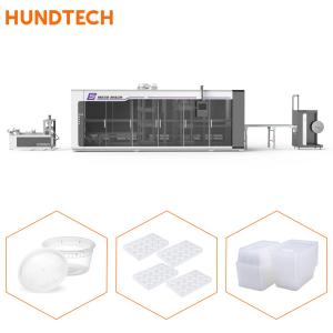 Quality PP Restaurant Plastic Thermoforming Machine 152kw 120mm Depth wholesale