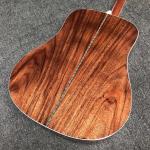 Custom 41 Inch J-45 Honduras Wood Acoustic Guitar, SOLID BACK SIDE