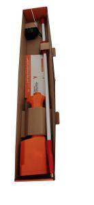 Quality 84cm Electric Cow Prodder 4.2V Orange IP67 Compact Cattle Prod Limited Duration wholesale