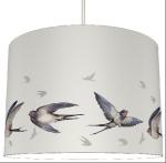Digital Linen Animal Print Lampshade 200*350MM Drum Shade