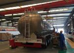 Stainless Steel Semi Trailer Water Tank Truck Hydraulic Flatbed Trailer