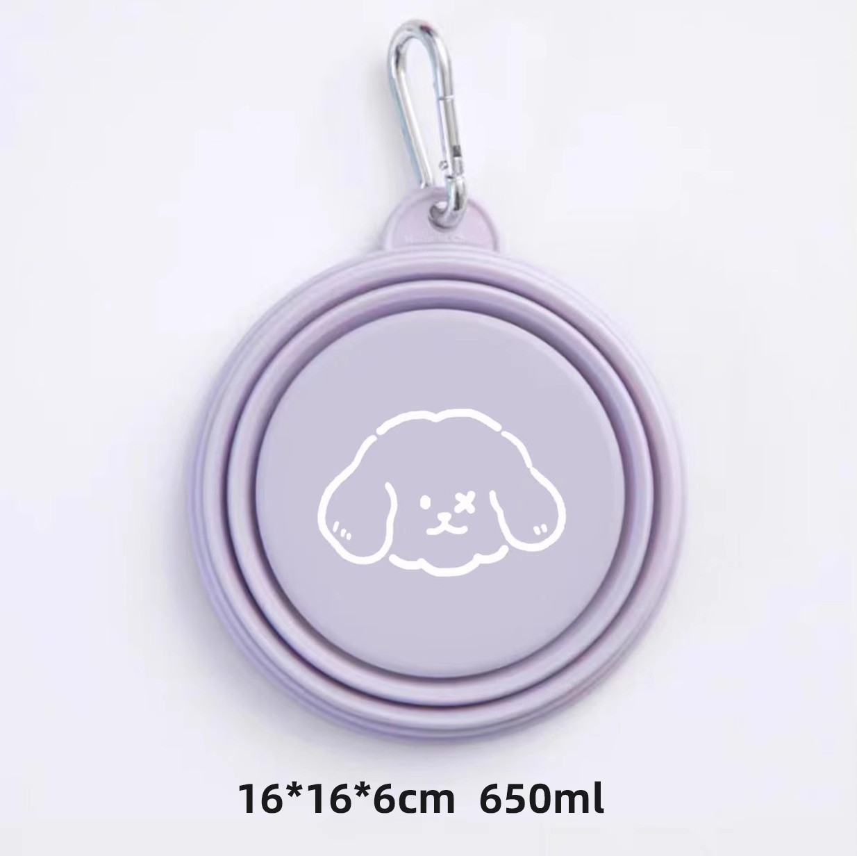 Silicone Collapsible Dog Bowls BPA Free Portable Foldable Travel Bowl For Pet Cat Food Water Feeding Dish For Camping
