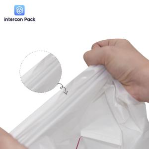 Quality White Polyester Plastic Packaging Bag Recyclable Starch Based Customized Logo wholesale