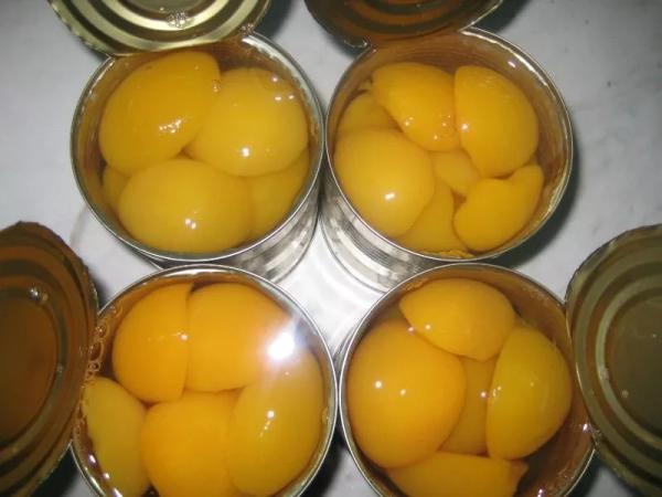 Bulk Home Canned Foods Fresh Yellow Peach Canned Fruit 280g