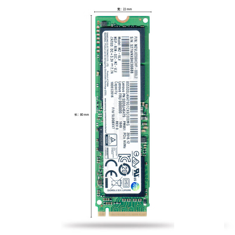 speed 128G M.2 NVMe SSD for Laptop and Desktop 500MB/S Write Speed
