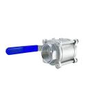 Stainless Steel 1000wog SS304/316 CF8 Three Pieces Type Threaded Ball Valve with