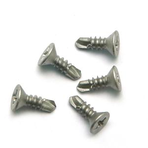 Quality Stainless Steel 410 Self Drilling Screw BSD Thread Phillips Socket CSK Head Magni Coating wholesale