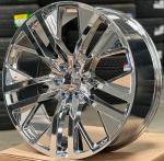 CT2009 26 GMC Replica Rims Chrome Wheels Tires For Tahoe Silverado Sierra