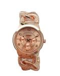 Rose Gold Alloy Wrist Watch 3 Atm Quartz Movement For Ladies