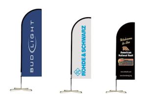 Quality Custom Auction Racing Advertising Banner Decorative Feather Food Teardrop Beach Flag wholesale