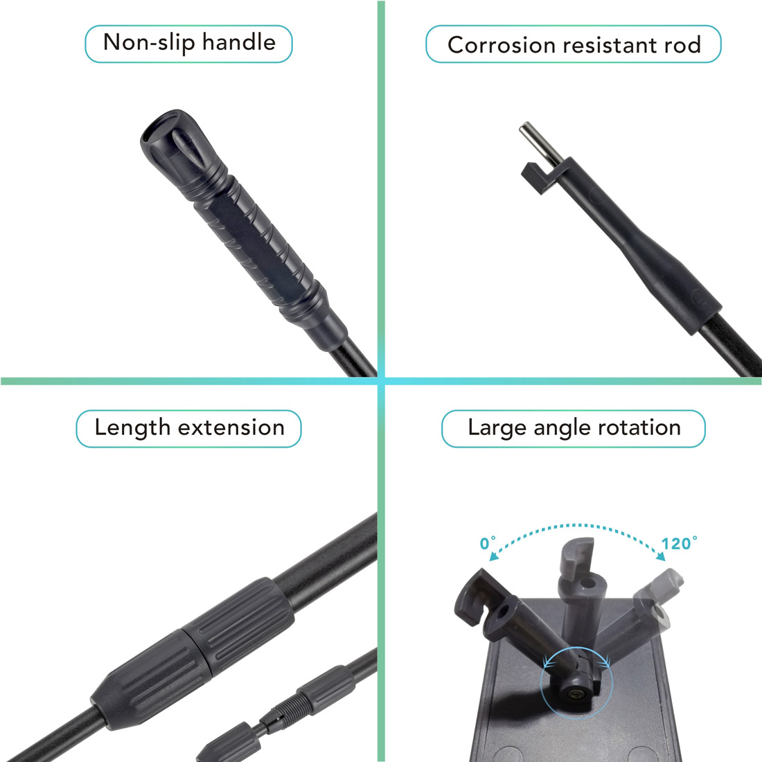 Saltwater 6 In 1 Hygger Aquarium Cleaning Tool
