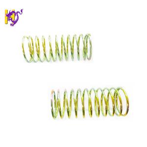 Quality 0.05 - 20mm Music Wire Compression Springs With Color Zinc Plating wholesale