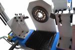 CNC wood lathe machine with engraving spindle
