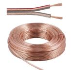 Transparent Speaker Cable 2 × 1.50mm2 99.99% OFC Conductor for Audio System