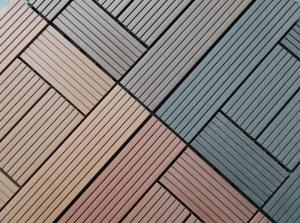 Quality Corrosion Resistant Anti Slip 300mm WPC DIY Decking wholesale