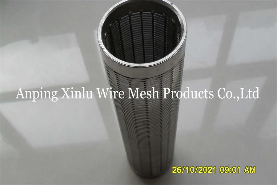 3" V Wire Wrap Johnson Water Well Screen Pipe With Smooth Filtration Surface