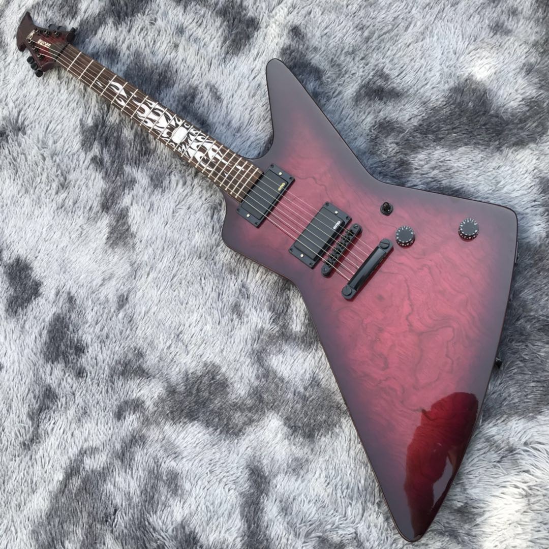 2020 Custom Rosewood Top Cover Maple Fingerboard Electric Guitar for Iban Logo and Headstock Can Be Customized