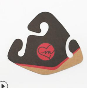 Quality Shoes Paper Double Side Offset Paper Material Custom Cardboard Hangers wholesale