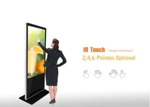 China Interactive Kiosk Touch Screen 55 Inch Floor standing LCD Display All In One PC on sale