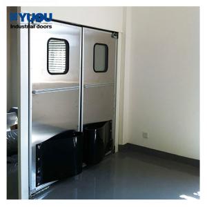 Quality Hygiene Impact Double Acting Traffic Door Kitchen 304 SS EPDM Seal Rubber wholesale