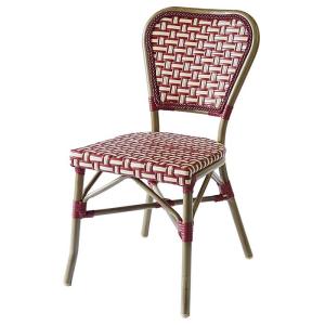 Quality Patio French Bamboo Look Stackable Bistro Dining Chairs wholesale