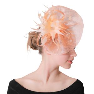 Quality 15*30 cm Party Decoration Sinamay Feather Fascinator with Express Shipping wholesale
