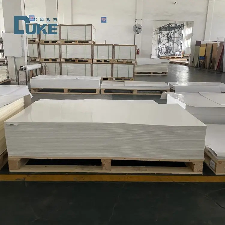 DUKE Sanitary Grade Anti-Mold 3mm White PMMA Bathtub Customizable Cast Acrylic Sheet PE 5mm 8mm Customizable Cutting Service