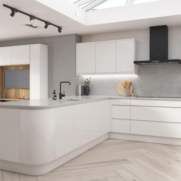 Global Sales of Modern Italian Furniture Smart Kitchen Cabinets with Blum