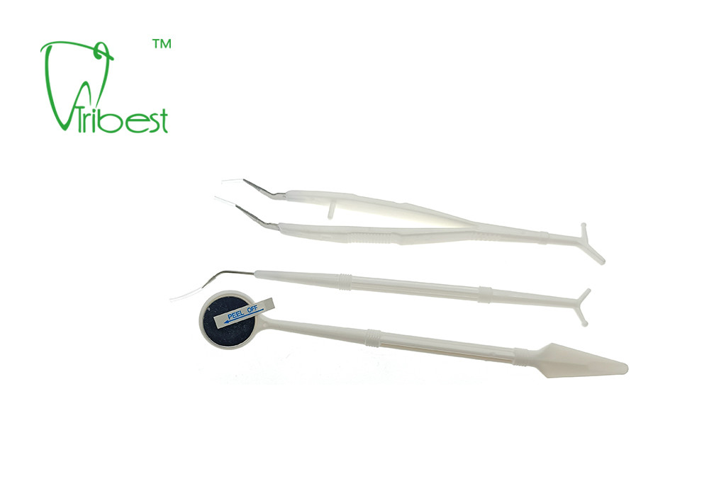 Plastic 3 In 1 Disposable Dental Kit For Examination 3in1 Dental Kit