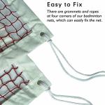 Pickleball Replacement Badminton Net Volleyball Tennis Net For Backyard
