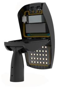 Quality Weatherproof Led Area Light Fixtures / Energy Efficient Street Lighting wholesale