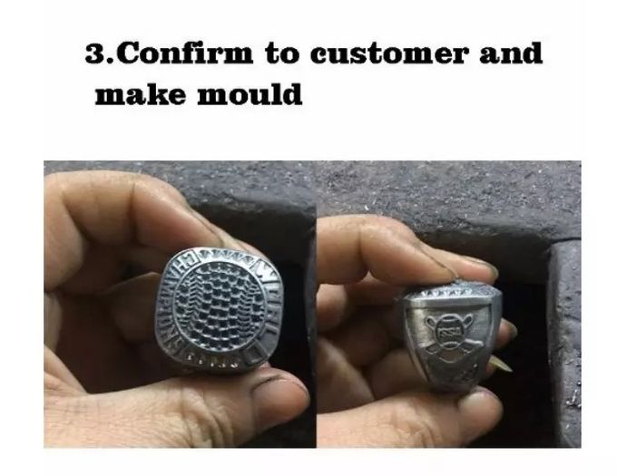 Replica Silver Sports Championship Rings