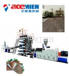 High Output Plastic Floor Tile Machine , Floor Tiles Making Machine Click Vinyl