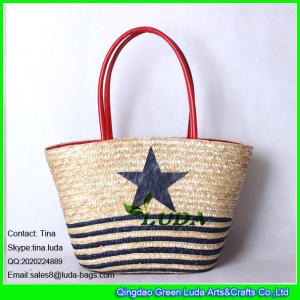 Quality LUDA 2016 china wholesale latest elegant wheat straw handbag wholesale