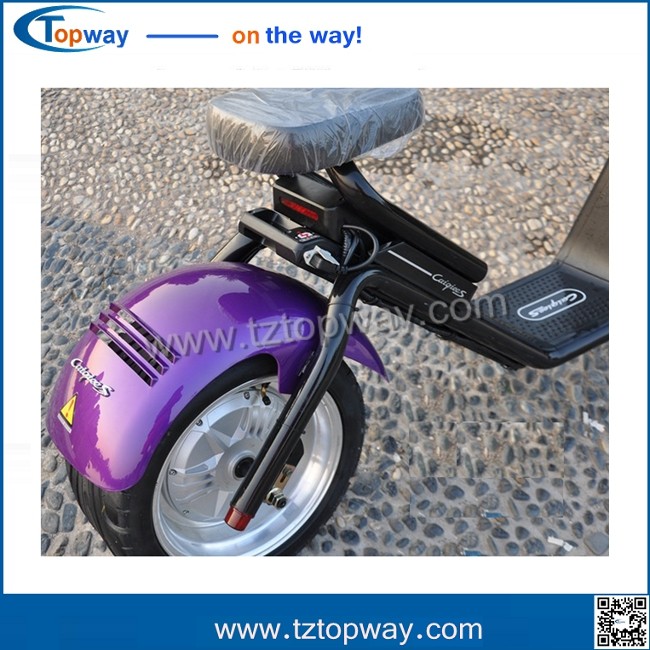 City Coco Electric Mobility Scooter Fat Tire Electric Motorcycle with front shock