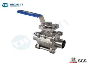 Quality Stainless Steel 316 L Sanitary Ball Valve in Welding Ends For Beer Industry wholesale