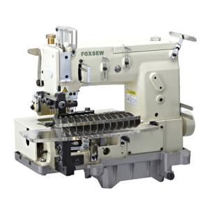 Quality 12-needle Flat-bed Double Chain Stitch Sewing Machine (tuck fabric seaming) FX1412PTV wholesale