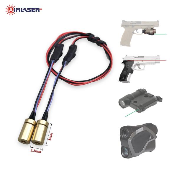 Mini Laser Diode Modules 1mW 5mW 450nm 520nm 650nm 780nm 850nm Blue Green Red IR