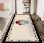 Dream Roses Delicate Crystal Velvet Bedroom Floor Carpets Washable 80*160cm