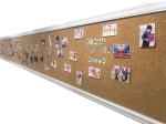 College Heatproof Wood Pin Natural Cork Panels Background Antitear LFGB