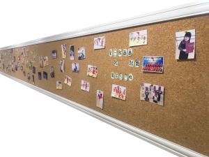 Quality College Heatproof Wood Pin Natural Cork Panels Background Antitear LFGB wholesale
