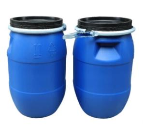 Quality Blue Open Top HDPE Drum Cylinder 50 Litre Plastic Barrel ODM wholesale